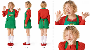 Reference character sheet for video editing